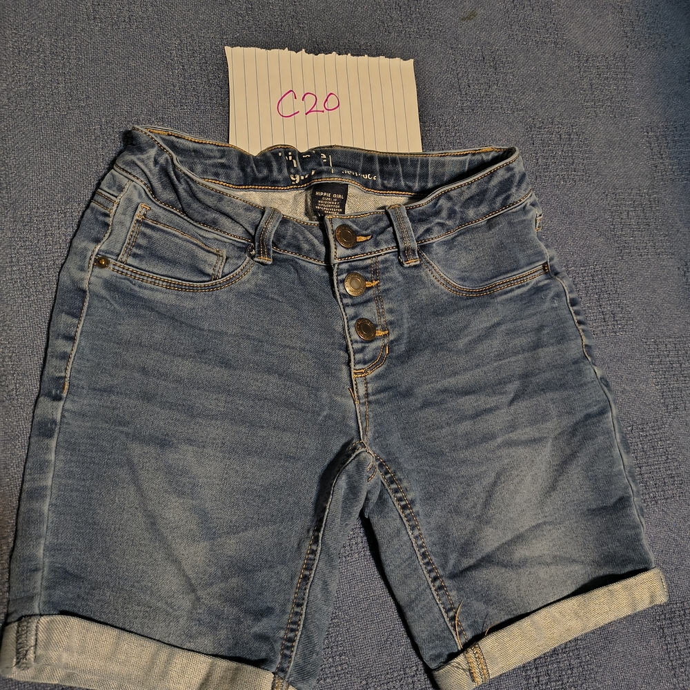 Kids Blue Denim Shorts